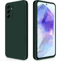 Husa Samsung Galaxy A55 5G Ultra Casey Studios Premium Soft Silicone Webster Green 