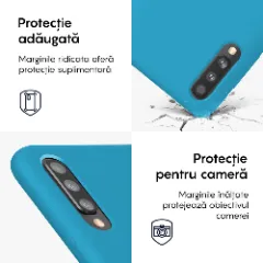 Samsung Galaxy A50 Casey Studios Premium Soft Silicone Cadet Blue