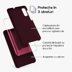 Samsung Galaxy A50 Casey Studios Premium Soft Silicone Burgundy