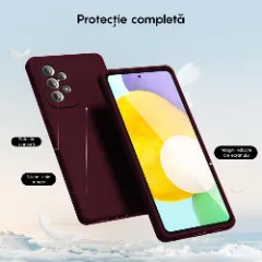 Samsung Galaxy A52 4G/A52 5G/A52S 5G Casey Studios Premium Soft Silicone Burgundy