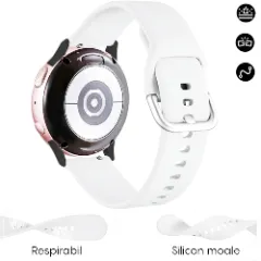 Curea Silicon Samsung Galaxy Watch Ultra Silicone Casey Studios Alb