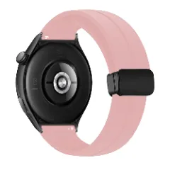 Curea Silicon Samsung Galaxy Watch Ultra Silicone Legatura Metalica Pink Sand