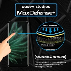 Folie Sticla CASEY STUDIOS pentru Realme P2 Pro, Full Glue, Sticla Securizata, Duritate Militara, Ultra HD, Protectie Profesionala Ecran 3D, Anti Zgarieturi, Anti Socuri Negru