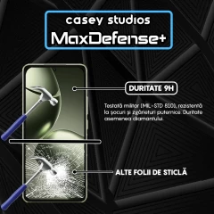 Folie Sticla CASEY STUDIOS pentru Xiaomi 14T, Full Glue, Sticla Securizata, Duritate Militara, Ultra HD, Protectie Profesionala Ecran 3D, Anti Zgarieturi, Anti Socuri Negru