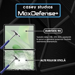 Folie Sticla CASEY STUDIOS pentru Huawei MatePad 12 X, Full Glue, Sticla Securizata, Duritate Militara, Ultra HD, Protectie Profesionala Ecran 3D, Anti Zgarieturi, Anti Socuri Transparent