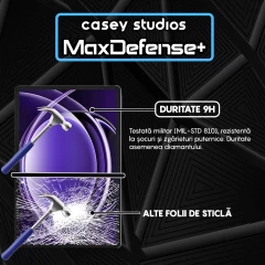 Folie Sticla CASEY STUDIOS pentru Realme Pad 2 Lite, Full Glue, Sticla Securizata, Duritate Militara, Ultra HD, Protectie Profesionala Ecran 3D, Anti Zgarieturi, Anti Socuri Transparent