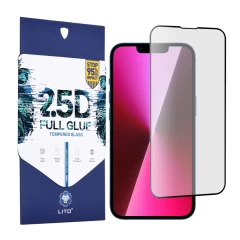 Folie Sticla iPhone 13 / 13 Pro / 14 LITO 2.5D FullGlue Glass - Transparent Transparent