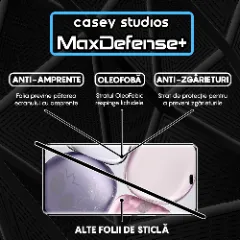 Folie Sticla CASEY STUDIOS pentru Honor Magic7 Lite, Full Glue, Sticla Securizata, Duritate Militara, Ultra HD, Protectie Profesionala Ecran 3D, Anti Zgarieturi, Anti Socuri Transparent