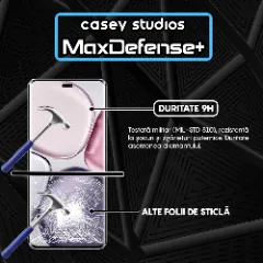 Folie Sticla CASEY STUDIOS pentru Honor Magic7 Lite, Full Glue, Sticla Securizata, Duritate Militara, Ultra HD, Protectie Profesionala Ecran 3D, Anti Zgarieturi, Anti Socuri Transparent