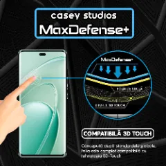 Folie Sticla CASEY STUDIOS pentru Huawei Enjoy 70X, Full Glue, Sticla Securizata, Duritate Militara, Ultra HD, Protectie Profesionala Ecran 3D, Anti Zgarieturi, Anti Socuri Transparent