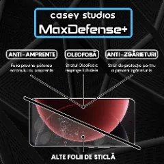 Folie Sticla CASEY STUDIOS pentru Xiaomi 15 Ultra, Full Glue, Sticla Securizata, Duritate Militara, Ultra HD, Protectie Profesionala Ecran 3D, Anti Zgarieturi, Anti Socuri, Margini negre Negru