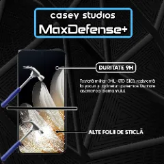 Folie Sticla CASEY STUDIOS pentru Oppo Find N5, Full Glue, Sticla Securizata, Duritate Militara, Ultra HD, Protectie Profesionala Ecran 3D, Anti Zgarieturi, Anti Socuri, Margini negre Negru