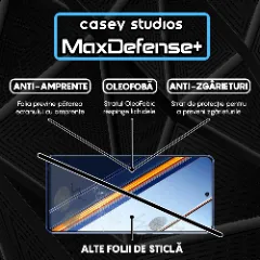Folie Sticla CASEY STUDIOS pentru Realme Neo7 SE, Full Glue, Sticla Securizata, Duritate Militara, Ultra HD, Protectie Profesionala Ecran 3D, Anti Zgarieturi, Anti Socuri, Margini negre Negru