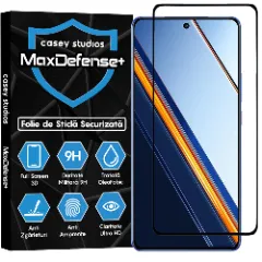 Folie Sticla CASEY STUDIOS pentru Realme Neo7 SE, Full Glue, Sticla Securizata, Duritate Militara, Ultra HD, Protectie Profesionala Ecran 3D, Anti Zgarieturi, Anti Socuri, Margini negre Negru