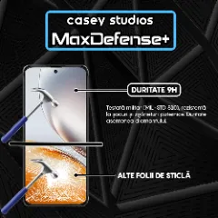 Folie Sticla CASEY STUDIOS pentru Realme Neo7x, Full Glue, Sticla Securizata, Duritate Militara, Ultra HD, Protectie Profesionala Ecran 3D, Anti Zgarieturi, Anti Socuri, Margini negre Negru
