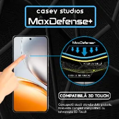 Folie Sticla CASEY STUDIOS pentru Realme Neo7x, Full Glue, Sticla Securizata, Duritate Militara, Ultra HD, Protectie Profesionala Ecran 3D, Anti Zgarieturi, Anti Socuri, Margini negre Negru