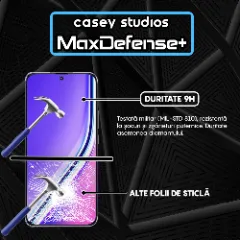 Folie Sticla CASEY STUDIOS pentru Realme P3 Pro, Full Glue, Sticla Securizata, Duritate Militara, Ultra HD, Protectie Profesionala Ecran 3D, Anti Zgarieturi, Anti Socuri, Margini negre Negru