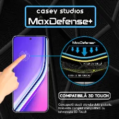Folie Sticla CASEY STUDIOS pentru Realme P3 Pro, Full Glue, Sticla Securizata, Duritate Militara, Ultra HD, Protectie Profesionala Ecran 3D, Anti Zgarieturi, Anti Socuri, Margini negre Negru
