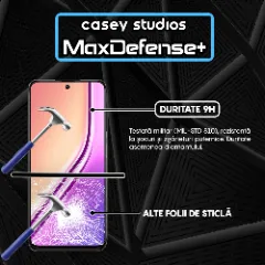 Folie Sticla CASEY STUDIOS pentru Realme P3x, Full Glue, Sticla Securizata, Duritate Militara, Ultra HD, Protectie Profesionala Ecran 3D, Anti Zgarieturi, Anti Socuri, Margini negre Negru