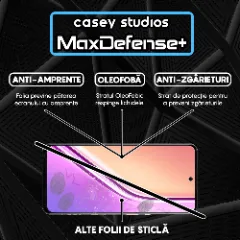 Folie Sticla CASEY STUDIOS pentru Realme P3x, Full Glue, Sticla Securizata, Duritate Militara, Ultra HD, Protectie Profesionala Ecran 3D, Anti Zgarieturi, Anti Socuri, Margini negre Negru