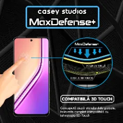 Folie Sticla CASEY STUDIOS pentru Realme P3x, Full Glue, Sticla Securizata, Duritate Militara, Ultra HD, Protectie Profesionala Ecran 3D, Anti Zgarieturi, Anti Socuri, Margini negre Negru