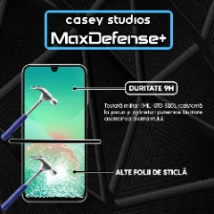 Folie Sticla CASEY STUDIOS pentru Samsung Galaxy A26, Full Glue, Sticla Securizata, Duritate Militara, Ultra HD, Protectie Profesionala Ecran 3D, Anti Zgarieturi, Anti Socuri, Margini negre Negru