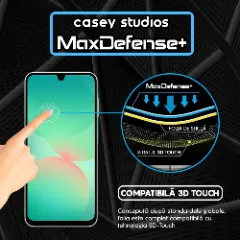 Folie Sticla CASEY STUDIOS pentru Samsung Galaxy A26, Full Glue, Sticla Securizata, Duritate Militara, Ultra HD, Protectie Profesionala Ecran 3D, Anti Zgarieturi, Anti Socuri, Margini negre Negru