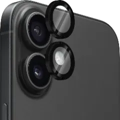 Protectie Camera pentru Apple iPhone 16 / Apple iPhone 16 Plus, CASEY STUDIOS™ MaxDefense+, Ultra HD, Protectie Profesionala Camere 3D, Anti Amprente, Anti Zgarieturi, Anti Socuri Negru 