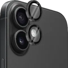 Protectie Camera pentru Apple iPhone 16 / Apple iPhone 16 Plus, CASEY STUDIOS™ MaxDefense+, Ultra HD, Protectie Profesionala Camere 3D, Anti Amprente, Anti Zgarieturi, Anti Socuri Argintiu 