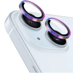 Protectie Camera pentru Apple iPhone 16 Pro / Apple iPhone 16 Pro Max, CASEY STUDIOS™ MaxDefense+, Ultra HD, Protectie Profesionala Camere 3D, Anti Amprente, Anti Zgarieturi, Anti Socuri Curcubeu 