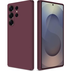 Husa CASEY STUDIOS compatibila cu Samsung Galaxy S25 Ultra, Soft Silicone Premium, Microfibra in Interior, pentru Incarcare Wireless, Margini Ridicate pentru Protectia Ecranului si a Camerelor