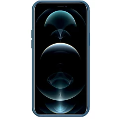 Husa iPhone 13 Pro Max Nillkin Super Frosted Shield Pro - Albastru Albastru