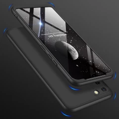 Husa Realme C11 GKK 360 Case + Screen Protector - Negru Negru