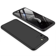 Husa Realme C11 GKK 360 Case + Screen Protector - Negru Negru