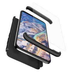Husa Realme C11 GKK 360 Case + Screen Protector - Negru