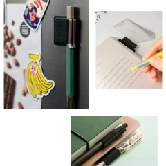 Set 5x Suport Ringke Pen Holder Telefon / Tableta pentru Stylus Pen Autoadeziv - Negru Negru