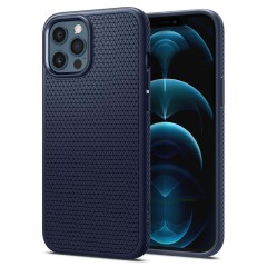 Husa iPhone 12/12 Pro Spigen Liquid Air iPhone - Navy