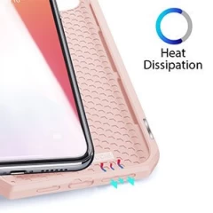 Husa iPhone 12 Pro Max Dux Ducis Skin X Bookcase - Roz Roz