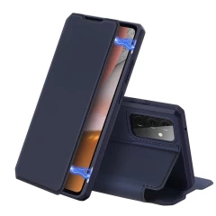 Husa Samsung Galaxy A72 4G Dux Ducis Skin X Bookcase - Albastru Albastru