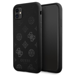 Husa iPhone 11 Guess Peony Collection - Negru