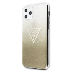 Husa iPhone 11 Pro Max Guess Glitter Triangle - Gold Gold