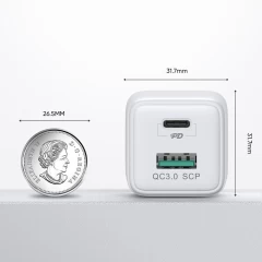 Incarcator Priza Fast Charge Type-C, USB, 30W, Fast Charge Joyroom - Alb Alb