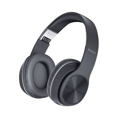 Casti on-ear wireless pliabile USAMS, Noise Cancelling, Bluetooth, EP01 - Negru