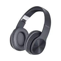 Casti on-ear wireless pliabile USAMS, Noise Cancelling, Bluetooth, EP01 - Negru Negru
