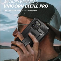 Husa iPhone 13 Pro Supcase Unicorn Beetle Pro - Negru Negru