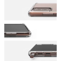 Husa Samsung Galaxy Note 20 Ringke Fusion PC Case cu TPU Bumper (FSSG0080) - Transparent Transparent