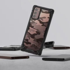 Husa Samsung Galaxy Note 20 Ringke Fusion X Design cu TPU Bumper (XDSG0035) - Negru Negru