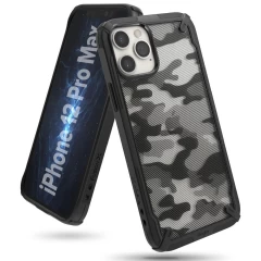 Husa iPhone 12 Pro Max Ringke Fusion X Design cu TPU Bumper (XDAP0017) - Negru Negru