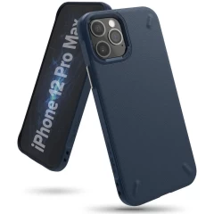 Husa iPhone 12 Pro Max Ringke Onyx Durable TPU Case - Albastru Albastru