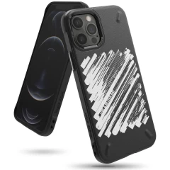 Husa iPhone 12 Pro Max Ringke Onyx Design Durable TPU Case (OXAP0046) - Negru Negru